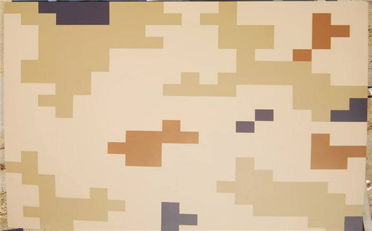 吐鲁番荒漠迷彩漆喷涂