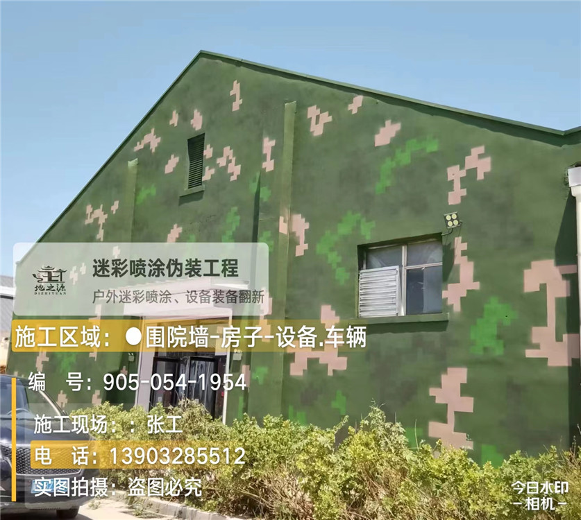 吐鲁番外墙数码迷彩漆施工报价清单（100㎡标准墙面测算）